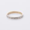 18ct Gold and platinum band.