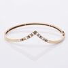 14ct Diamond Bangle.