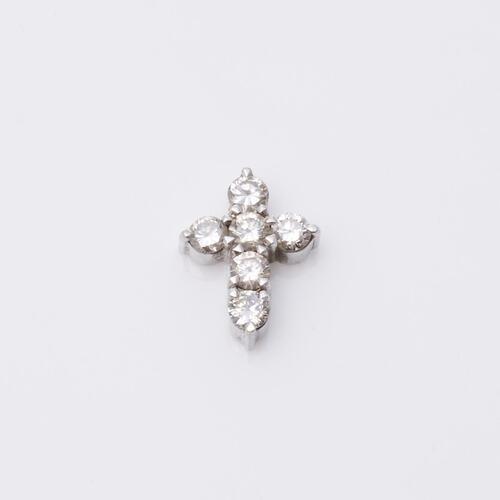 18ct Diamond Cross