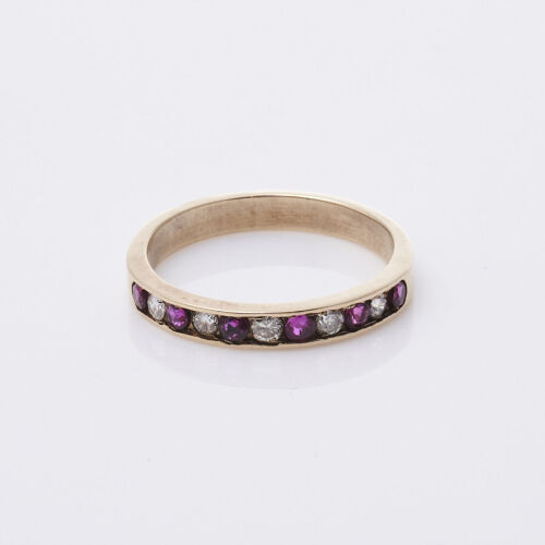 14ct Ruby and Diamond Band
