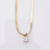 14ct Diamond Pendant and Chain