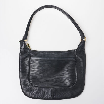 Louis Vuitton Black Epi Sarvanga Bag