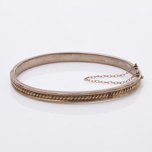 Rolled Gold Snap Bangle