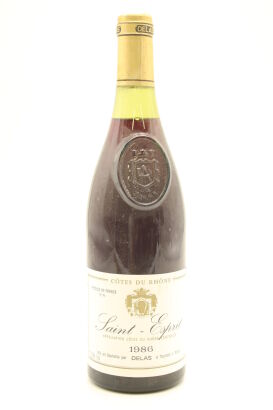 (1) 1986 Delas Freres Cotes du Rhone Saint-Esprit, Rhone