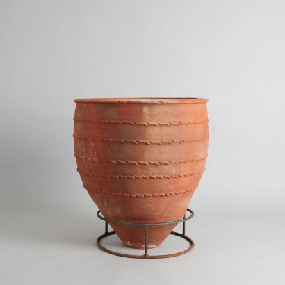 A Turkish Terracotta Rope Pot