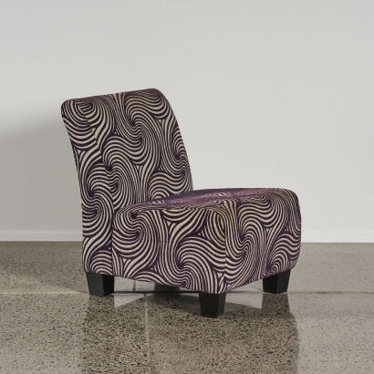 A Modern Upholstered Side Chair