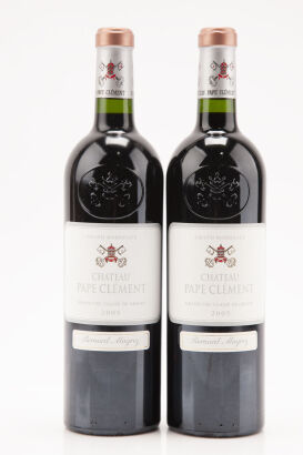 (2) 2005 Chateau Pape Clement, Pessac Leognan