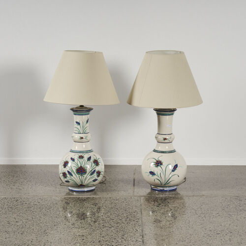 A Pair of Large Italian Mid-Century Table Lamps