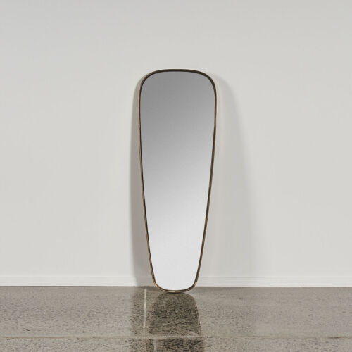 A Bronze Framed Mid-Century Mirror