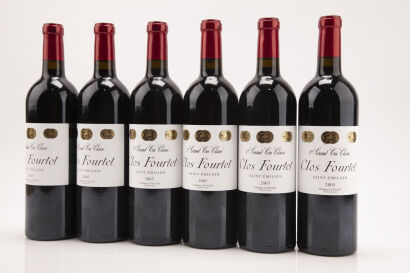 (6) 2005 Clos Fourtet, St Emilion RP98