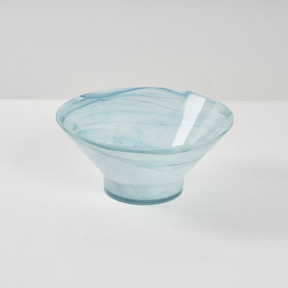 An Impressive Spun Patterned Art Glass Bowl