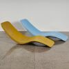 A Pair of Mid-Century Fibreglass Outdoor Loungers - 2