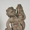 An Outdoor Concrete Cherub Fountain Scuplture - 2