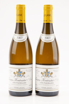 (2) 2007 Domaine Leflaive Puligny Montrachet 1er Cru Les Pucelles, Cote de Beaune