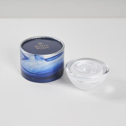A Kosta Boda Atoll Candle Holder Designed By Anna Ehrner