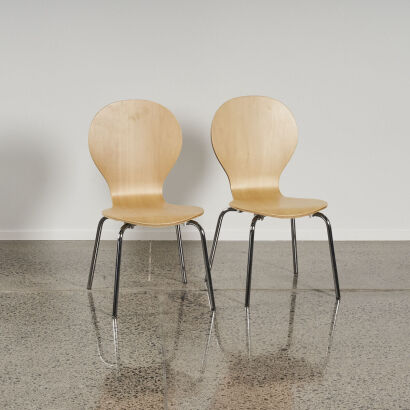 A Pair Of Ant Style Chairs