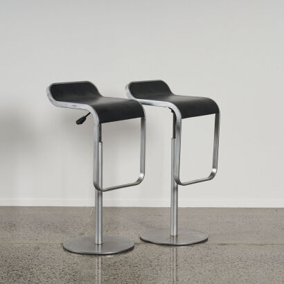 A Set Of Two Lapama Lem Stools