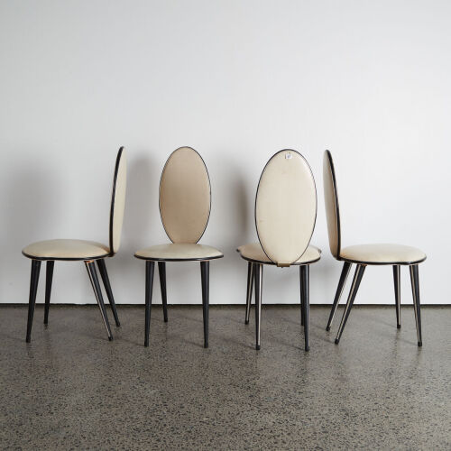 A Set of Six Umberto Mascagni Dining Chairs