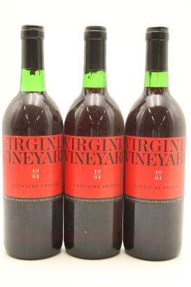 (3) 1994 Virginia Vineyard Grenache Shiraz, Adelaide