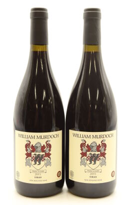 (2) 2015 William Murdoch Wines Syrah, Gimblett Gravels