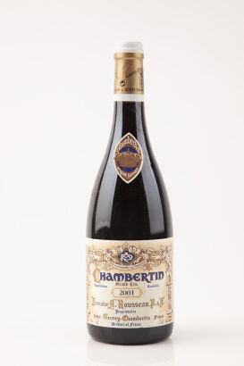 (1)  2001 Armand Rousseau Chambertin Grand Cru, Cote de Nuits