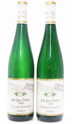 (2) 1999 Joh Jos Prum Wehlener Sonnenuhr Riesling