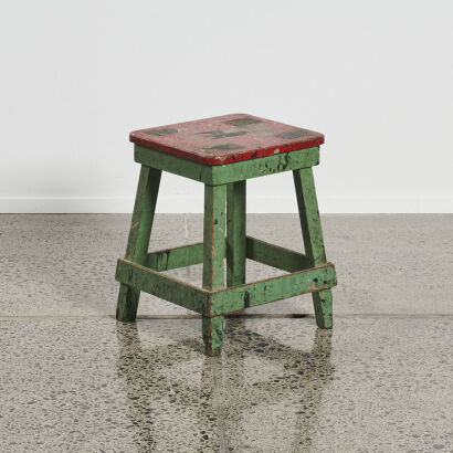 A Vintage Painters Stool