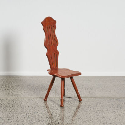 A Decorative Spinning Side Chair