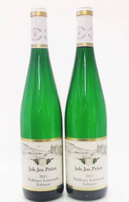 (2) 2011 Joh Jos Prum Wehlener Sonnenuhr Riesling
