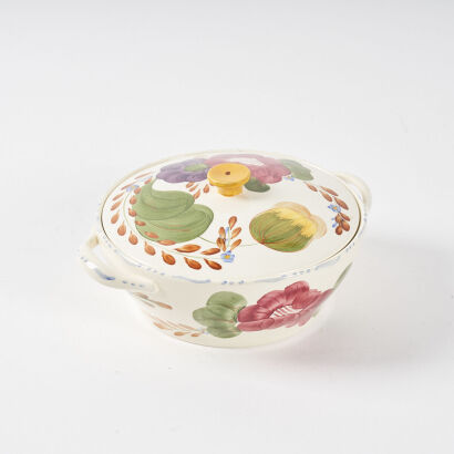 A Crown Lynn Fleurette Lidded Serving Dish