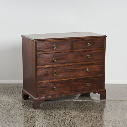 A 19th Century Mahogany Antique Chest