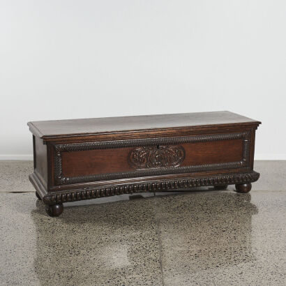 An Antique Carved Chest