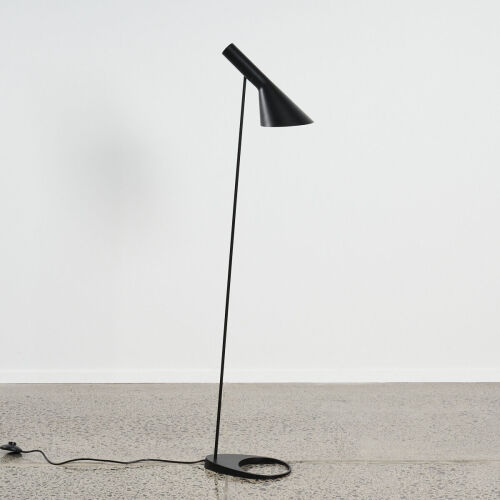 A Replica AJ Floor Lamp By Arne Jacobsen