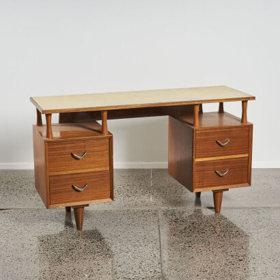 A Vintage NZ Made Rimu Desk