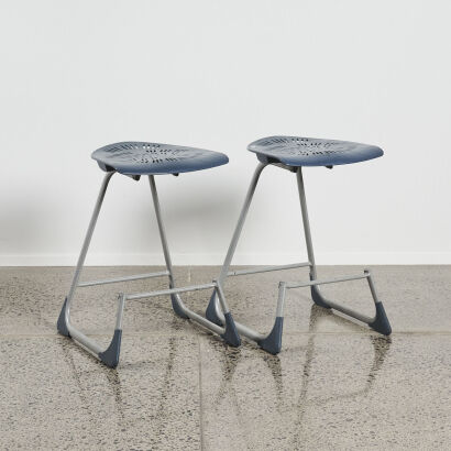 A Pair of New Zealand Made Work Stools