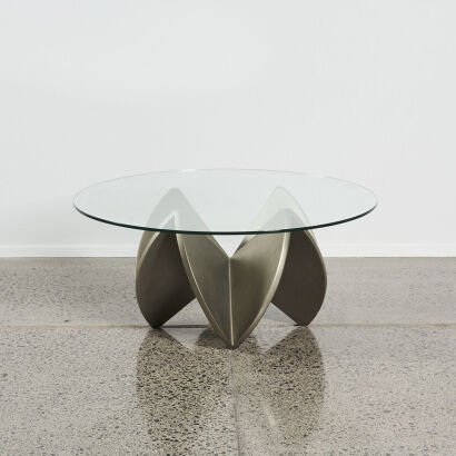 A Desert Rose Tonelli Design style Sculpted Coffee Table