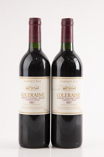 (2) 1987 Te Mata Coleraine, Hawkes Bay