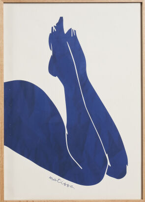 A Blue Legs By Henri Matisse