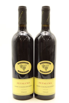 (2) 1999 Petaluma 'Coonawarra' Evans Vineyard, South Australia