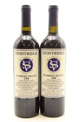 (2) 2008 Stonyridge Vineyard Larose, Waiheke Island