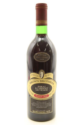 (1) 1979 Brown Brothers Meadow Creek Shiraz - Cabernet Sauvignon, Victoria