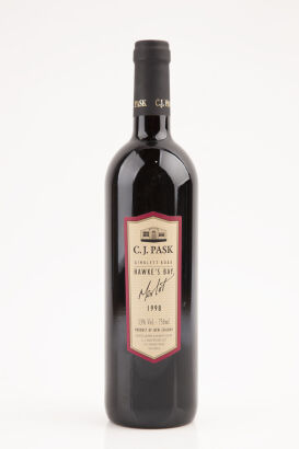 (1) 1998 CJ Pask Merlot, Hawkes Bay