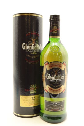 (1) Glenfiddich Special Old Reserve Pure Malt Single Malt Scotch Whisky, 43% ABV, 1000ml, circa 1980s