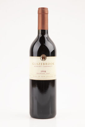 (1) 1998 Ngatarawa Glazebrook Merlot Cabernet, Hawkes Bay
