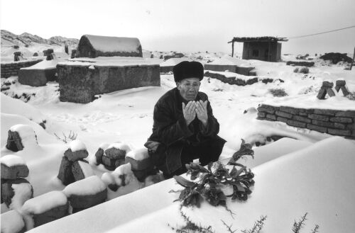 WANG QING "Worship Ancestors" from the series of "Echo of Life", Turpan, Xinjiang, China, 2012