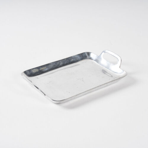 A Double Handled Cast Aluminium Tray