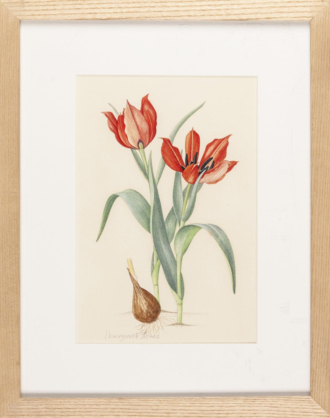 MARGARET STONES Tulips Eicheevi - Price Estimate: $400 - $600