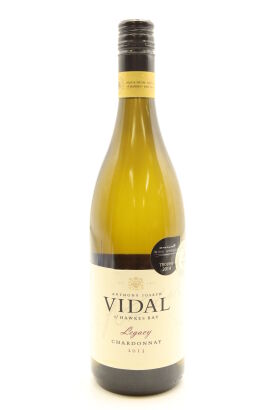 (1) 2013 Vidal Estate Legacy Chardonnay Hawke's Bay