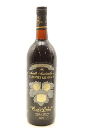 (1) 1982 Wolf Blass Black Label Shiraz - Cabernet Sauvignon, South Australia