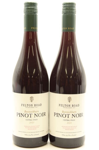 (2) 2021 Felton Road Bannockburn Pinot Noir, Central Otago